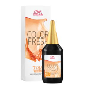 RIFLESSANTE COLOR FRESH 7/44 BIONDO MEDIO RAME INTENSO WELLA